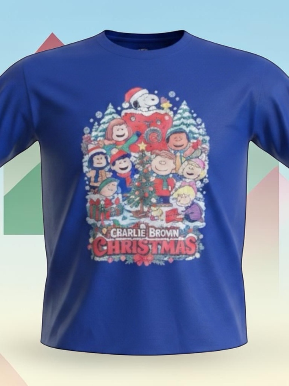 Peanuts Charlie Brown Christmas Graphic Tee